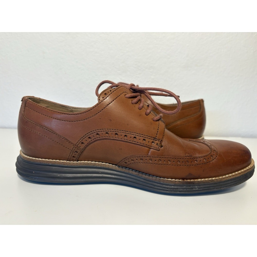 Cole Haan Men's Original Grand Shortwing Oxford Shoes 9.5 M Preppy Classic - Picture 5 of 15